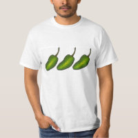 Tres jalapenos picante verde pimiento jalapeño