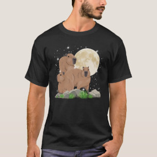 Camiseta Tres Luna De Oposum Con 3 Possules Y Luna Muerta