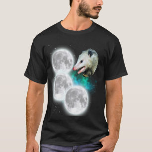 Camiseta Tres lunas Opossum - Meme Mono chiflado