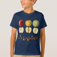 Tres manzanas ~ Fruta botánica ~ Cualquier color h