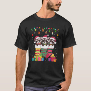 Camiseta Tres mapaches en broma niños Chicas cómicos Cristo