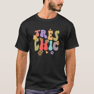 Camiseta Tres Modas Groovy Francés Sayings France Paris Aes