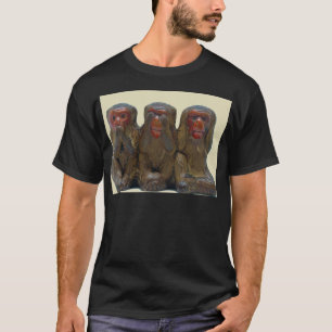 Camiseta Tres monos sabios