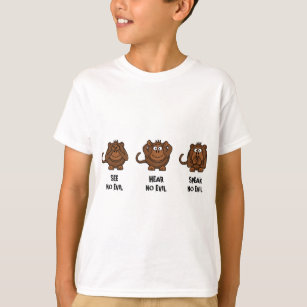 Camiseta Tres monos sabios