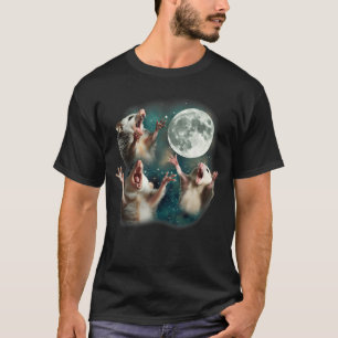 Camiseta Tres Moon de Possum   3 Meme maldecido de Opossum 