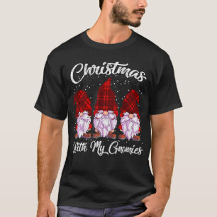 Camiseta Tres mujeres de gnomos Navidades Red Buffalo Pla