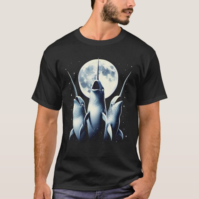 Camiseta Tres narguiles llorando en la luna como tres lobos (Anverso)