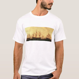 Camiseta Tres naves de la Bahía de Hudson en el Thames