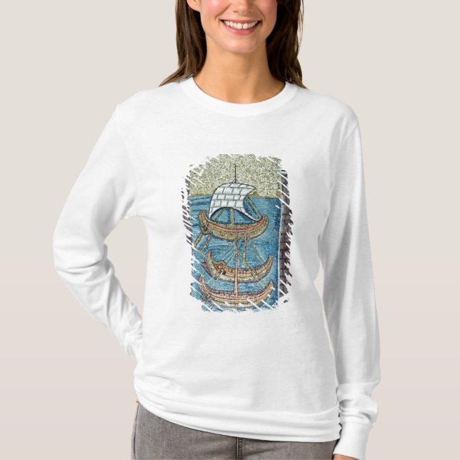 Camiseta Tres naves que entran en el puerto de Ravena (Anverso)