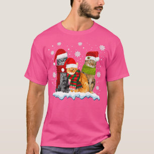 Camiseta Tres Navidades gatos para gatos gatitos amantes de