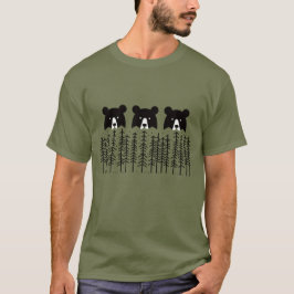 Camiseta Tres osos en el bosque