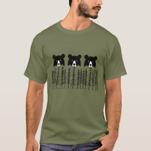 Camiseta Tres osos en el bosque
