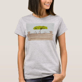 Camiseta Tres pájaros bajo la lluvia