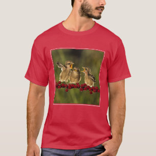 Camiseta Tres pájaros de Schach del Lanius del bebé