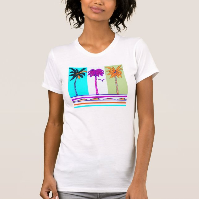 Camiseta Tres Palmas Festivas (Anverso)