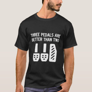 Camiseta Tres Pedales Son Mejores Que Dos Transmisores Manu