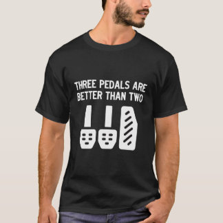 Camiseta Tres Pedales Son Mejores Que Dos Transmisores Manu