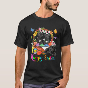 Camiseta Tres Perros De Caña De Conejo En La Cesta De Huevo