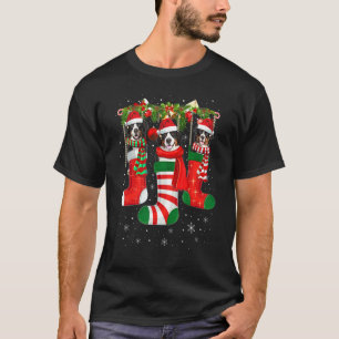 Camiseta Tres Perros De Montaña De Berna En Navidad