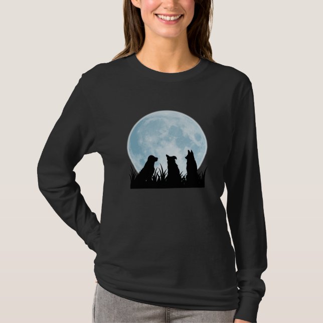 Camiseta Tres perros de noche (Anverso)