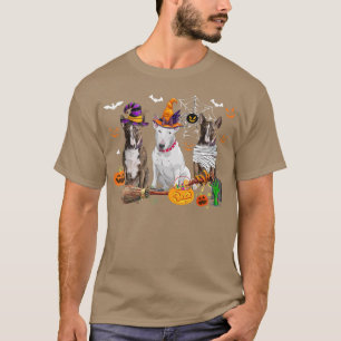 Camiseta Tres Perros Del Terrible Toro Perro Bruja Hallowee
