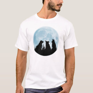 Camiseta Tres perros en la noche