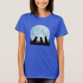 Camiseta Tres perros en la noche
