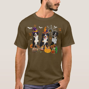 Camiseta Tres perros montañeses de Berna Bomba de bruja