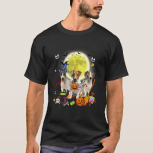 Camiseta Tres perros terrier Jack Russell Bruja Momia Espan