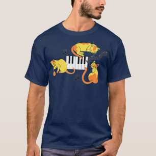 Camiseta Tres pianistas 