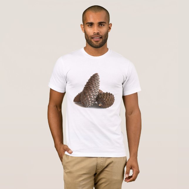 Camiseta Tres pinecones (Anverso completo)