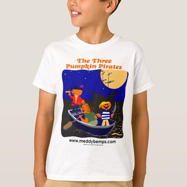 Camiseta Tres piratas de la calabaza (Anverso)
