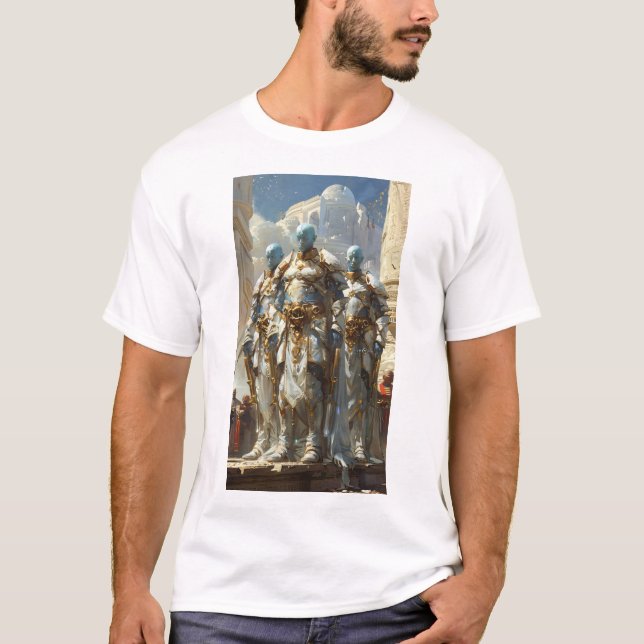 Camiseta Tres Poderosos Dioses Anunnaki (Anverso)