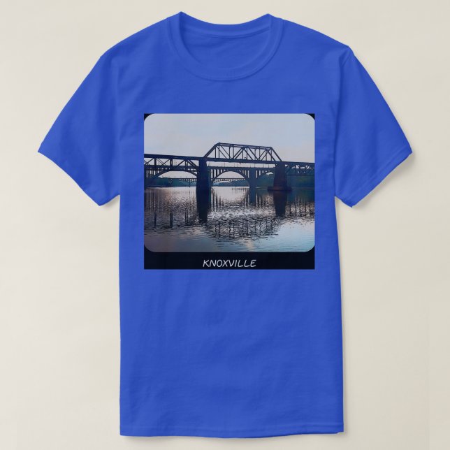 Camiseta Tres puentes en el centro de Knoxville (Diseño del anverso)