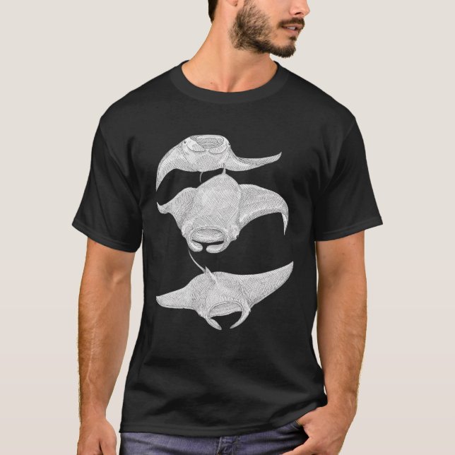 Camiseta Tres rayas mantas (Anverso)