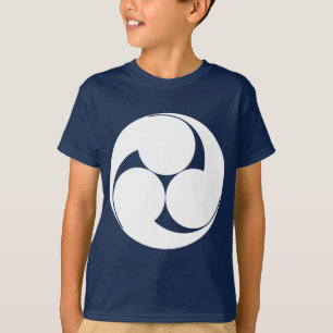Camiseta Tres remolinos en el sentido de las agujas del rel