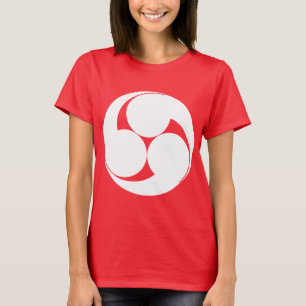 Camiseta Tres remolinos en sentido antihorario (Sugaki)