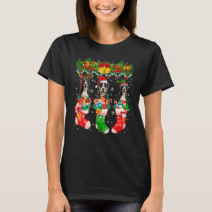 Camiseta Tres Reno de Santa Elfo Montañas Suizas Mayores X