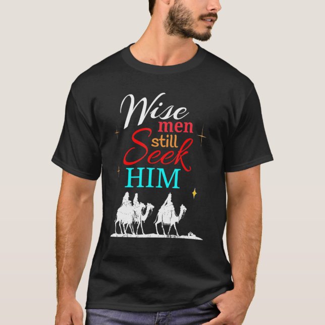 Camiseta Tres Reyes Sabios Visitaron A Jesús (Anverso)