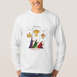 Camiseta Tres reyes y sus significativos regalos