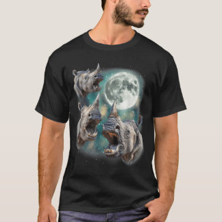 Camiseta Tres Rinocerontes Luna 3 Rinocerontes Aulladores A