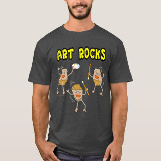 Camiseta Tres rocas de arte
