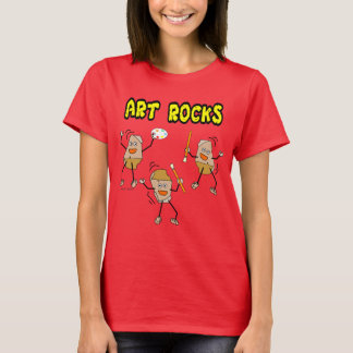 Camiseta Tres rocas de arte