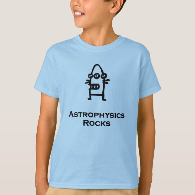 Camiseta Tres rocas de astrofísica de bots oculares (Anverso)