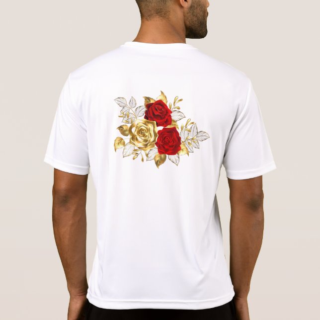 Camiseta Tres Rosas Joyas (Reverso)