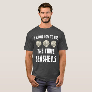 Camiseta Tres Seashells Meme