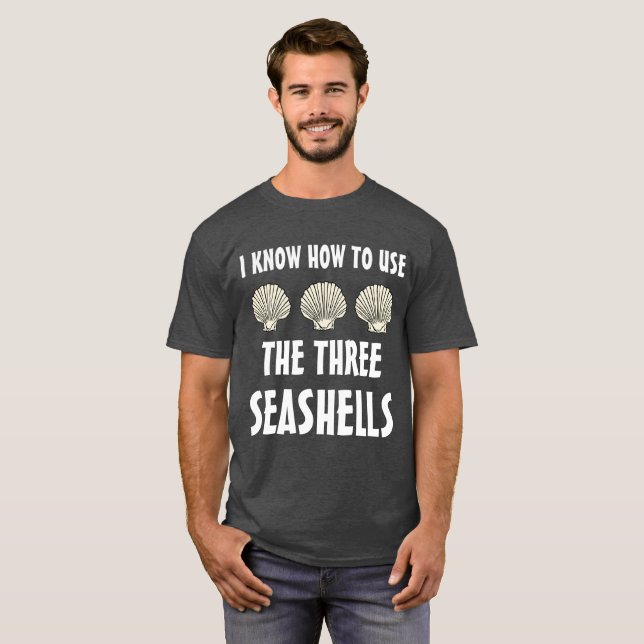 Camiseta Tres Seashells Meme (Anverso completo)