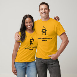 Camiseta Tres sensores de bots oculares detectan n00b