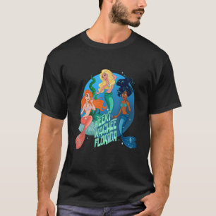 Camiseta Tres Sirenas Del Recuerdo De Weeki Wachee Florida
