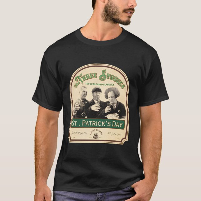 Camiseta Tres Stooges St Patrick'S Day (Anverso)